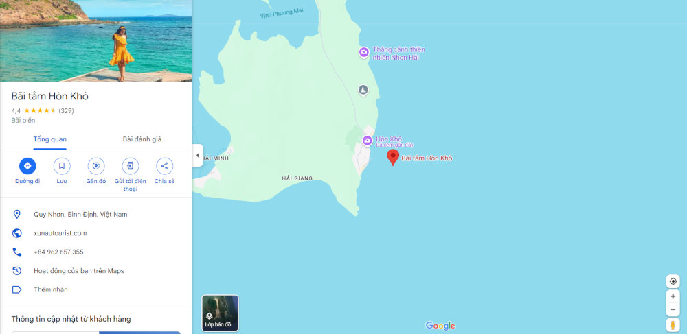 H&ograve;n Kh&ocirc; thuộc x&atilde; Nhơn Hải